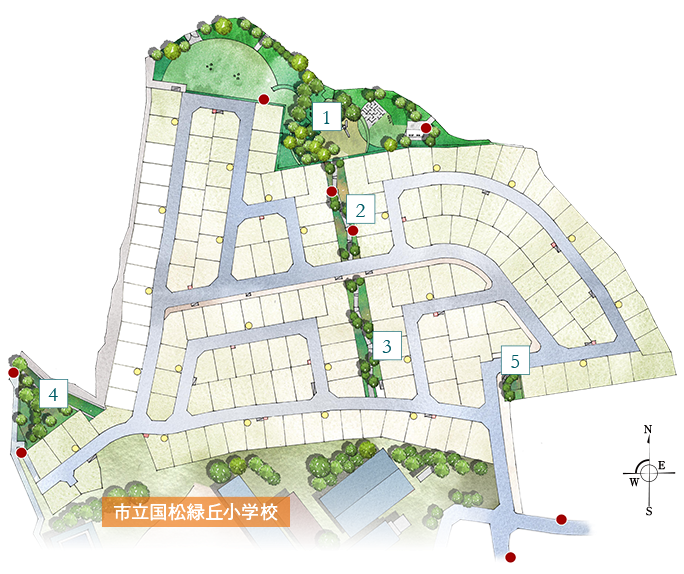街区全体イラスト図